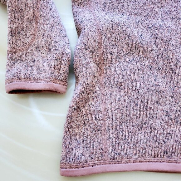 Patagonia Worn Wear 1/4 Zip Women's Better Sweater in Kiln Pink Size Medium - Picture 7 of 14